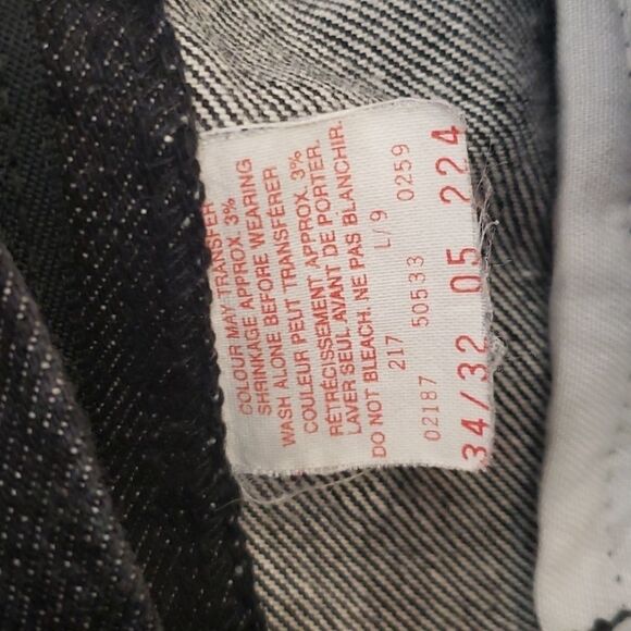 LEVI'S 533 Black Vintage Jeans - Picture 3 of 7